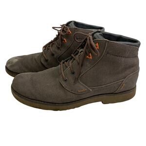 Teva Mens Chukka Boots Mens 11 Gray Lace Up Hiking Work Mid Boot Shoes